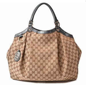 Gucci SUKEY tote shoulder bag GG beige